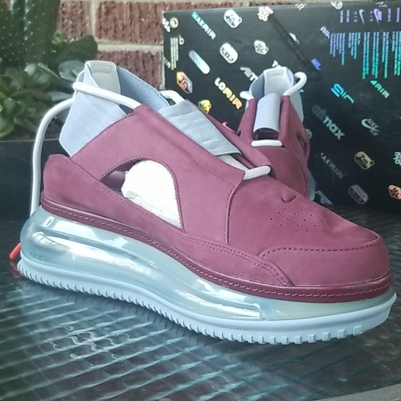 Nike Air Max FF 720 Athletic Shoes Night Maroon 8 - Picture 3 of 10